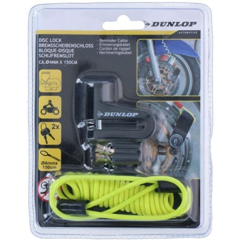 BLOKADA NA TARCZĘ HAMULCOWĄ Z LINKĄ PRZYPOMINAJĄCĄ DUNLOP BLACK Dunlop