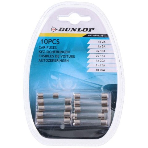 ZESTAW BEZPIECZNIKÓW SZKLANYCH DUNLOP 10SZT Dunlop