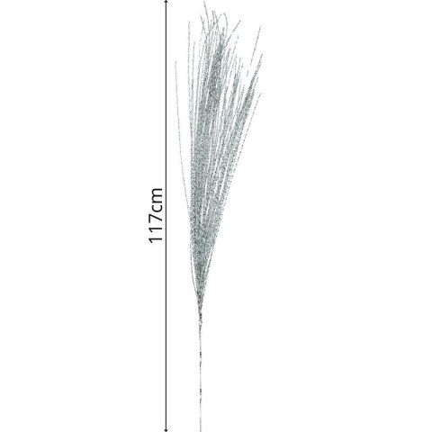 GAŁĄZKA DEKORACYJNA 117CM SREBRNA