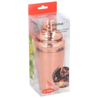 SHAKER DO KOKTAJLI 550ML ALPINA CZERWONE ZŁOTO Alpina