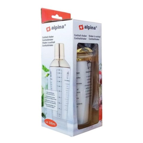 SHAKER DO KOKTAJLI SZKLANY 450ML ALPINA Alpina
