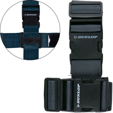 UNIWERSALNY PAS ZABEZPIECZAJĄCY DO BAGAŻU 230x5CM ZESTAW 2 SZT DUNLOP SZARY Dunlop