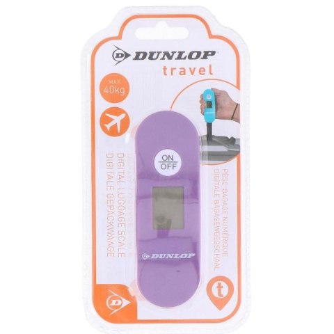 WAGA ELEKTRONICZNA TURYSTYCZNA MAX 40 KG DUNLOP FIOLETOWA Dunlop