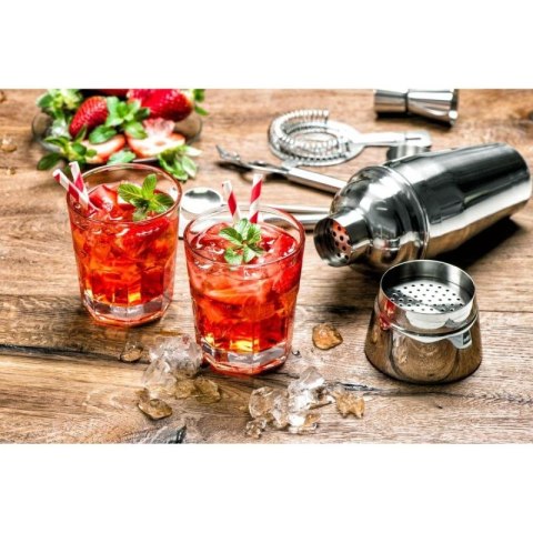 ZESTAW BARMAŃSKI 5 ELEMENTÓW SHAKER DO DRINKÓW SZCZYPCE ALPINA Alpina