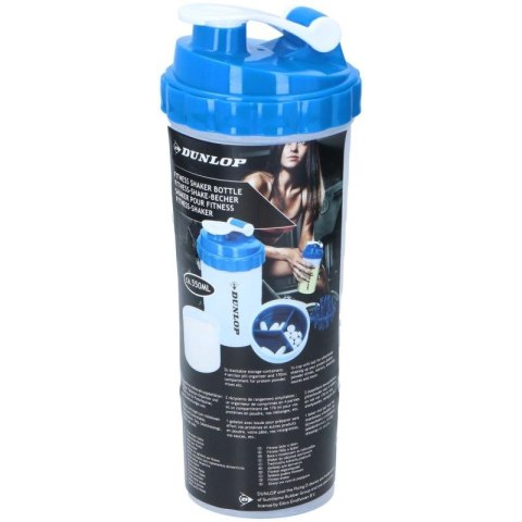 SHAKER KOKTAJLI DO ODŻYWEK BIDON 550ML DUNLOP NIEBIESKI Dunlop