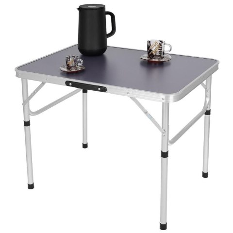 STOLIK TURYSTYCZNY SKŁADANY KEMPINGOWY 75X55X25-59CM SZARY Enero Camp