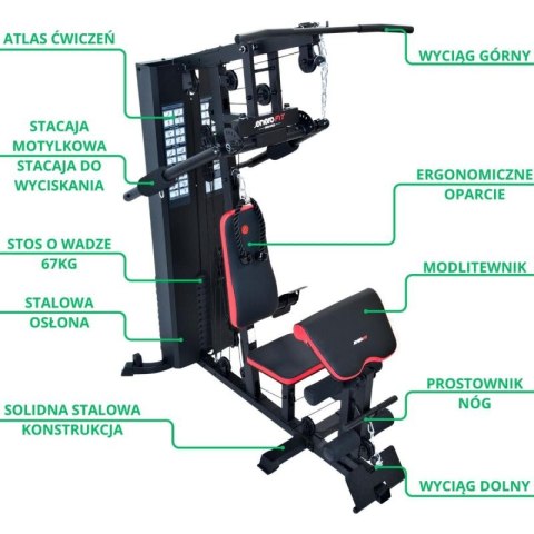 ATLAS TRENINGOWY SIŁOWNIA 5800 ARES ENERO FIT Enero Fit