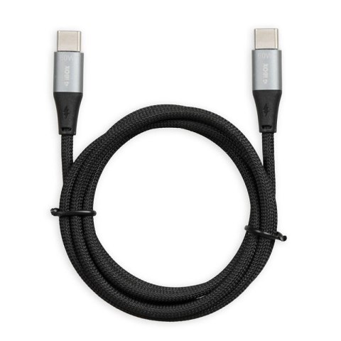 KABEL I-BOX USB TYP-C 60W 2M PD/QC CZARNY IBox