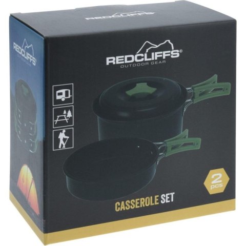 MENAŻKA ZESTAW TURYSTYCZNY GARNEK PATELNIA 2SZT REDCLIFFS Redcliffs