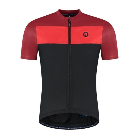 Rogelli koszulka CORE BLOCK czarno-czerwona 6XL Rogelli