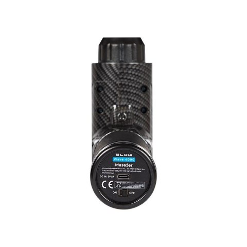BLOW PISTOLET DO MASAŻU MASAŻER WAVE 4000 BLACK BLOW
