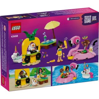 LEGO Friends 42658 Impreza na basenie z jednorożcem i flamingiem Lego