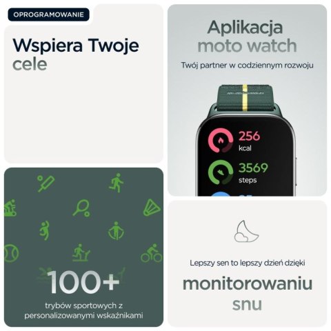 Smartwatch Motorola Moto Watch Fit 44 mm Trekking Green Motorola