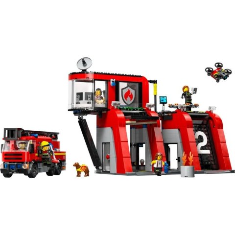 LEGO City 60414 Remiza strażacka z wozem strażackim Lego