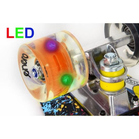 DESKOROLKA PLASTIKOWA 22 CALE ENERO GRAFFITI LED 1030845