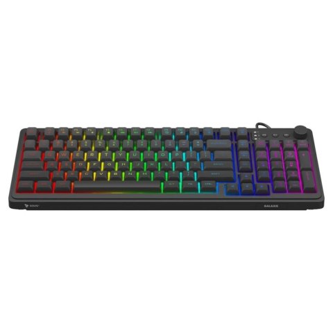 SAVIO KLAWIATURA MEMBRANOWA RGB GALAXIS Savio