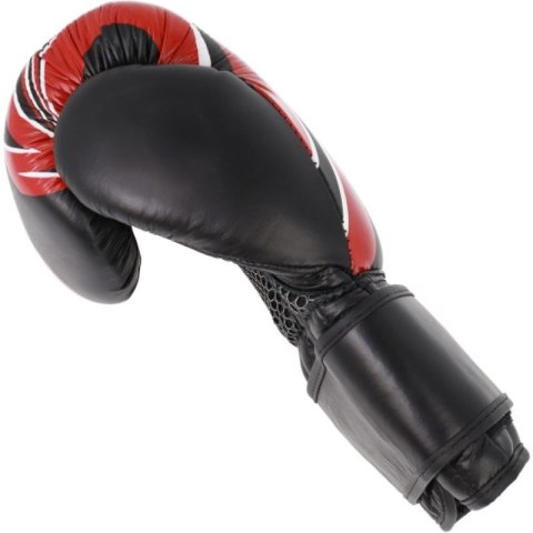 Rękawice bokserskie skórzane RBT-5A czarno-czerwone MASTERS FIGHT EQUIPMENT