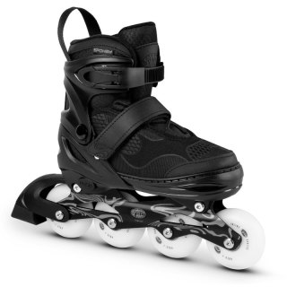 FIREFLY Łyżworol 35-38 BK/WH Spokey