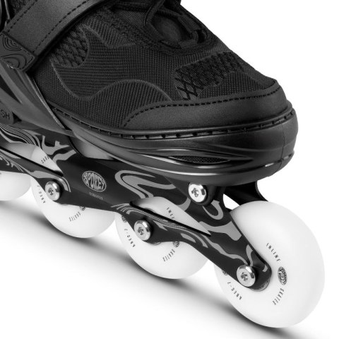 FIREFLY Łyżworol 35-38 BK/WH Spokey