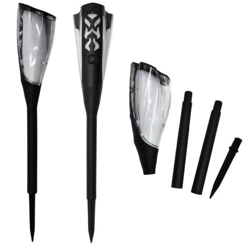 LAMPA SOLARNA POCHODNIA 7,5x7,5x65CM SASKA GARDEN