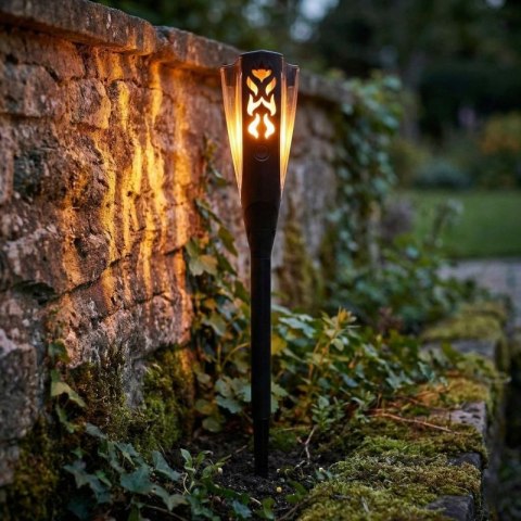 LAMPA SOLARNA POCHODNIA 7,5x7,5x65CM SASKA GARDEN