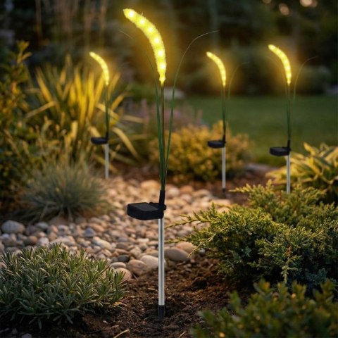 LAMPA SOLARNA TRAWA 6 LED 75CM SASKA GARDEN