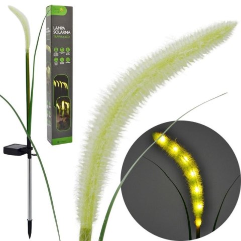 LAMPA SOLARNA TRAWA 6 LED 75CM SASKA GARDEN