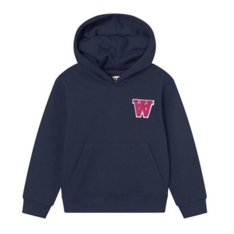 Bluza sportowa dziecięca Wood Wood Izzy AA kids hoodie granatowa - 10235605-2424-Navy
