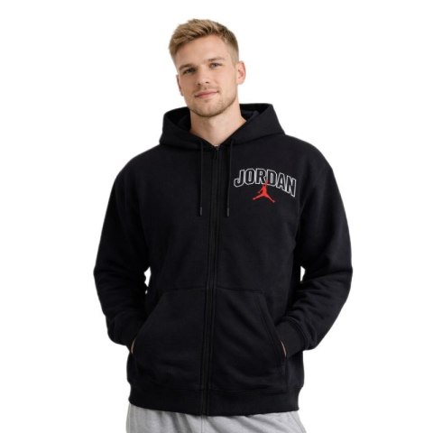 Bluza z kapturem Air Jordan Brooklyn Fleece Full-Zip Hoodie Czarna - IB7908-010