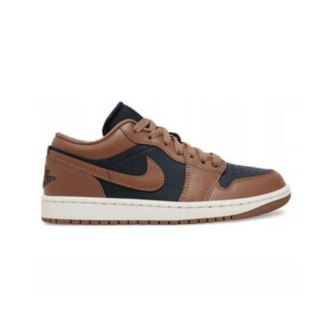 Buty damskie młodzieżowe Air Jordan 1 Low Brązowe - DC0774-021 AIR Jordan
