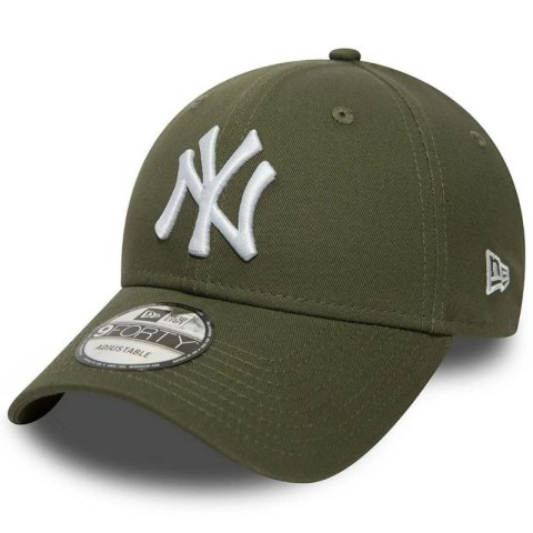 Czapka z daszkiem New Era 9FORTY MLB NY New York Yankees Oliwkowa - 80636010 New Era