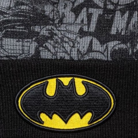 Czapka zimowa dziecięca New Era Batman Youth DC Black Cuff Knit Beanie - 60691137