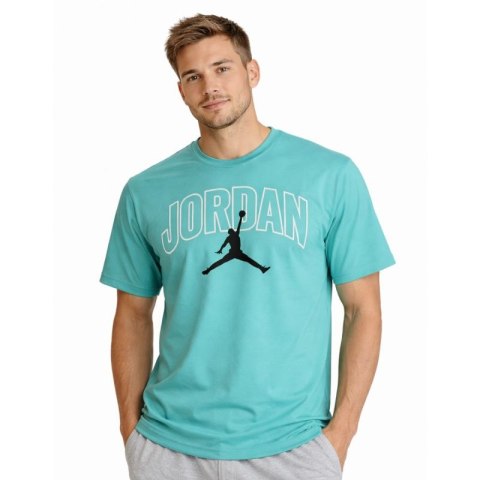 Koszulka męska Air Jordan Brooklyn Arch Logo T-shirt Washed Teal - IB7347-392