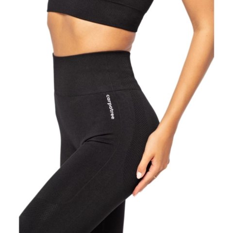 Legginsy sportowe damskie Carpatree Vibe Seamless - CP-VSL-BLACK Carpatree