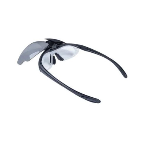 Okulary strzeleckie Wosport Black - 3 wymienne wizjery, pasek WD