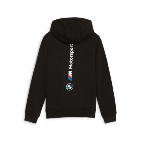 Puma bluza sportowa kangurka z kapturem dziecięca BMW MMS czarna Puma