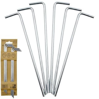 ŚLEDZIE SZPILKI DO NAMIOTU 18CM KPL.6 SZT METALOWE ENERO CAMP Enero Camp