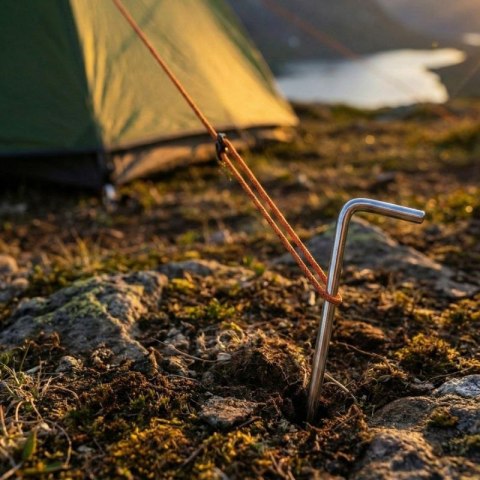 ŚLEDZIE SZPILKI DO NAMIOTU 18CM KPL.6 SZT METALOWE ENERO CAMP Enero Camp