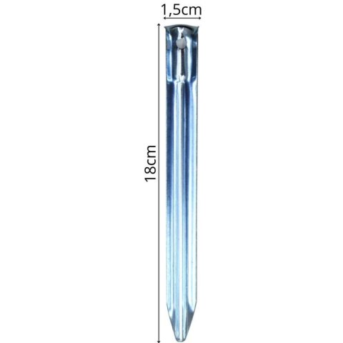 ŚLEDZIE SZPILKI DO NAMIOTU 20.5CM KPL.6SZT METALOWE ENERO CAMP Enero Camp