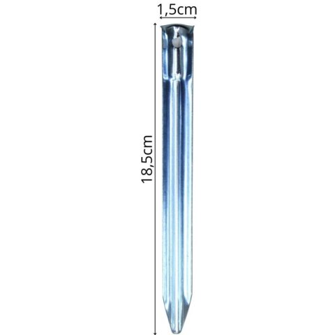 ŚLEDZIE SZPILKI DO NAMIOTU 20.5CM KPL.6SZT METALOWE ENERO CAMP Enero Camp