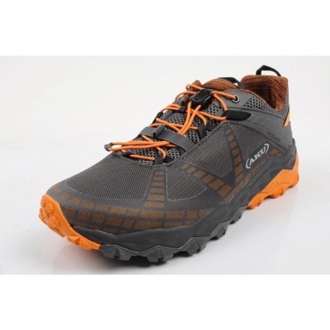 Aku buty sportowe trekkingowe męskie Flyrock Vibram wytrzymałe szare pomarańczowe Aku