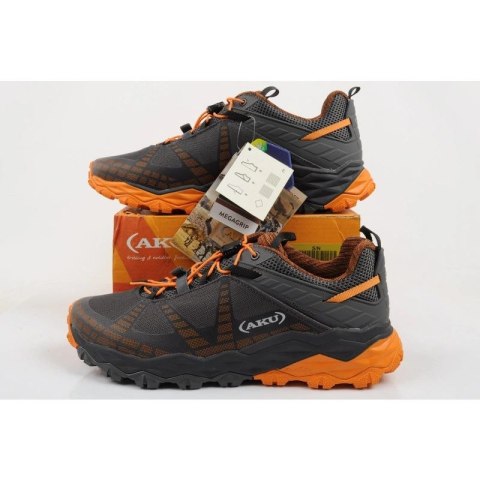 Aku buty sportowe trekkingowe męskie Flyrock Vibram wytrzymałe szare pomarańczowe Aku