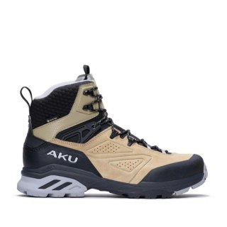 Aku buty trekkingowe męskie Reactive Gore-tex turystyczne za kostkę beżowe Aku