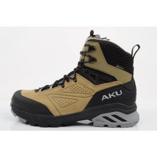 Aku buty trekkingowe męskie Reactive Gore-tex turystyczne za kostkę beżowe Aku