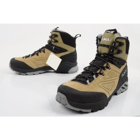 Aku buty trekkingowe męskie Reactive Gore-tex turystyczne za kostkę beżowe Aku