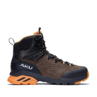 Aku buty trekkingowe męskie Reactive Gore-tex turystyczne za kostkę brązowe Aku