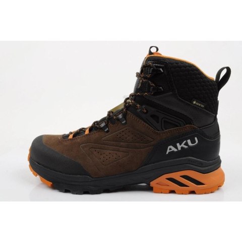 Aku buty trekkingowe męskie Reactive Gore-tex turystyczne za kostkę brązowe Aku