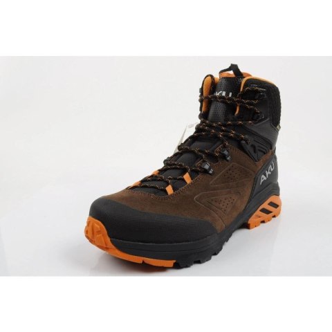 Aku buty trekkingowe męskie Reactive Gore-tex turystyczne za kostkę brązowe Aku