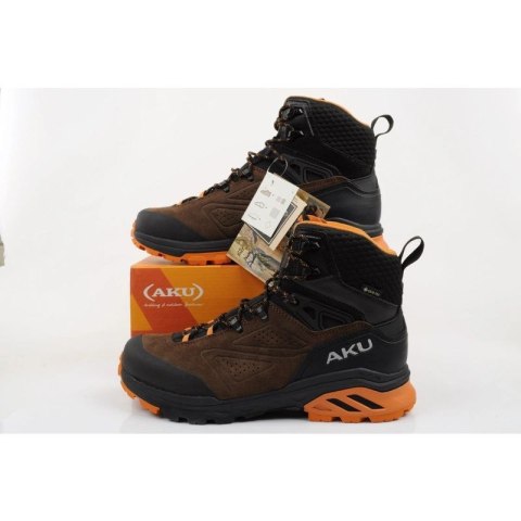 Aku buty trekkingowe męskie Reactive Gore-tex turystyczne za kostkę brązowe Aku