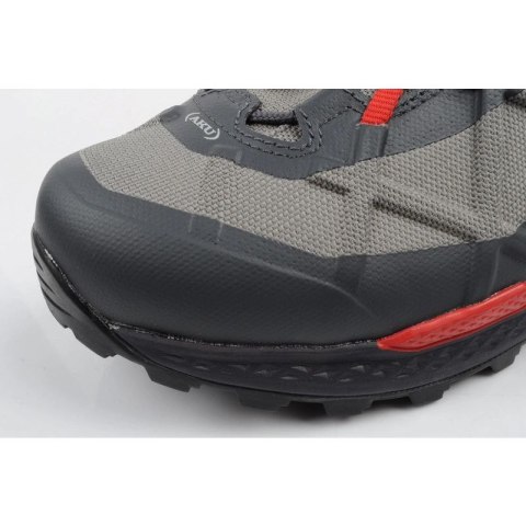 Aku buty trekkingowe męskie Rocket Gore-tex turystyczne za kostkę szare czerwone Aku
